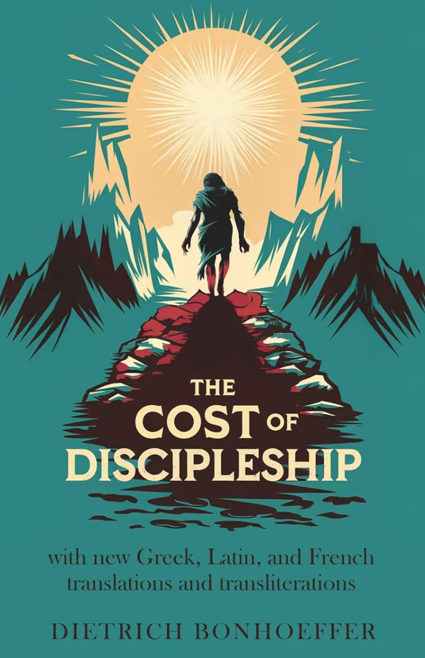 The cover of The Cost of Discipleship by Dietrich Bonhoeffer.