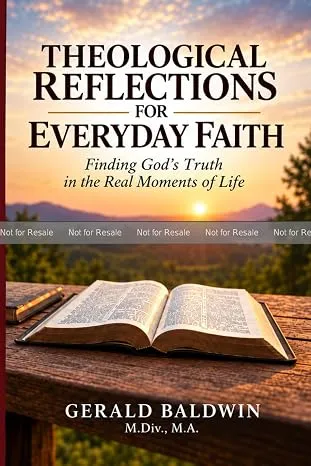 The cover of Theological Reflections for Everyday Faith by Gerald Baldwin, M.Div., M.A.